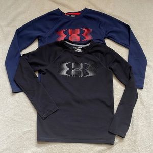 Two boys’ Under Armour shirts